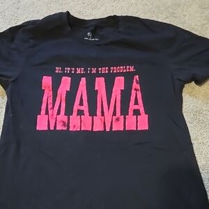 Black and Pink Graphic Kids T-Shirt